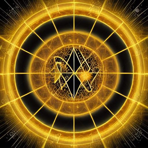 A mystical image of the number 777 in golden glowing text surrounded by light rays, sacred geometry, and celestial elements.