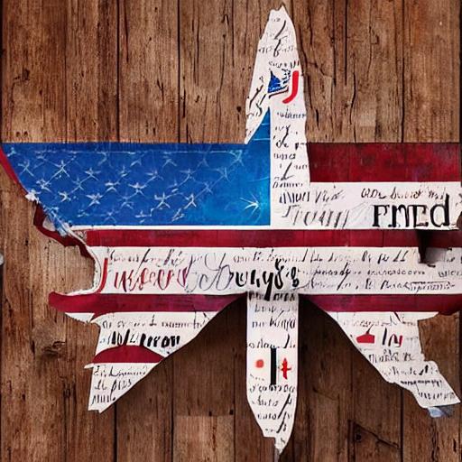 An uplifting image featuring the word 'FREEDOM' in bold letters with its numerical breakdown visible and surrounded by symbols of liberty.