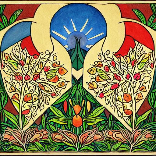 A harmonious composition showing the concepts 'LOVE', 'PEACE', and 'FREEDOM' with their gematria values and peaceful imagery.